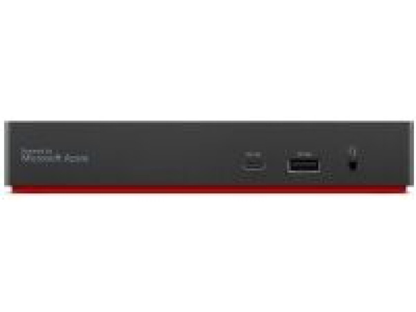ThinkPad Universal USB-C Smart Dock - Dokkingstasjon - USB-C - HDMI, 2 x DP - GigE - 135 watt - for ThinkPad E14 Gen 3  T14s Gen 2  X1 Carbon Gen 9  X1 Yoga Gen 6