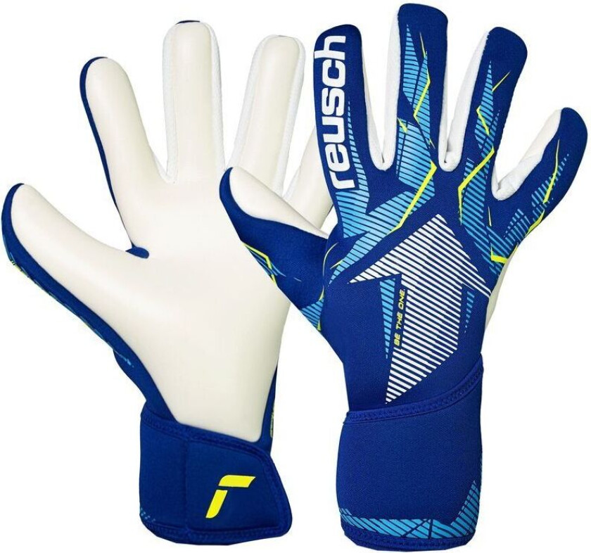 Keeperhansker Fastgrip Advance - Blå/Hvit, størrelse 8½