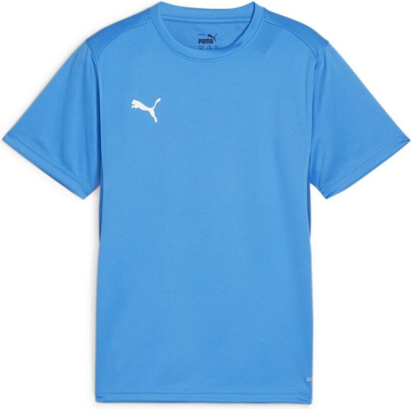 Trenings T-skjorte Teamgoal - Electric Blue Lemonade/ White Barn, størrelse YXS/116 cm