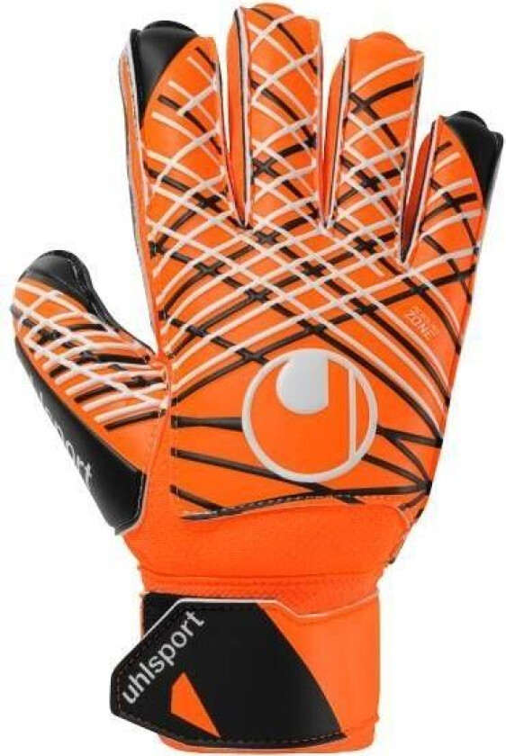 Keeperhansker Soft Resist+ Flex Frame - Fluo Oransje/Hvit/Svart, størrelse 11