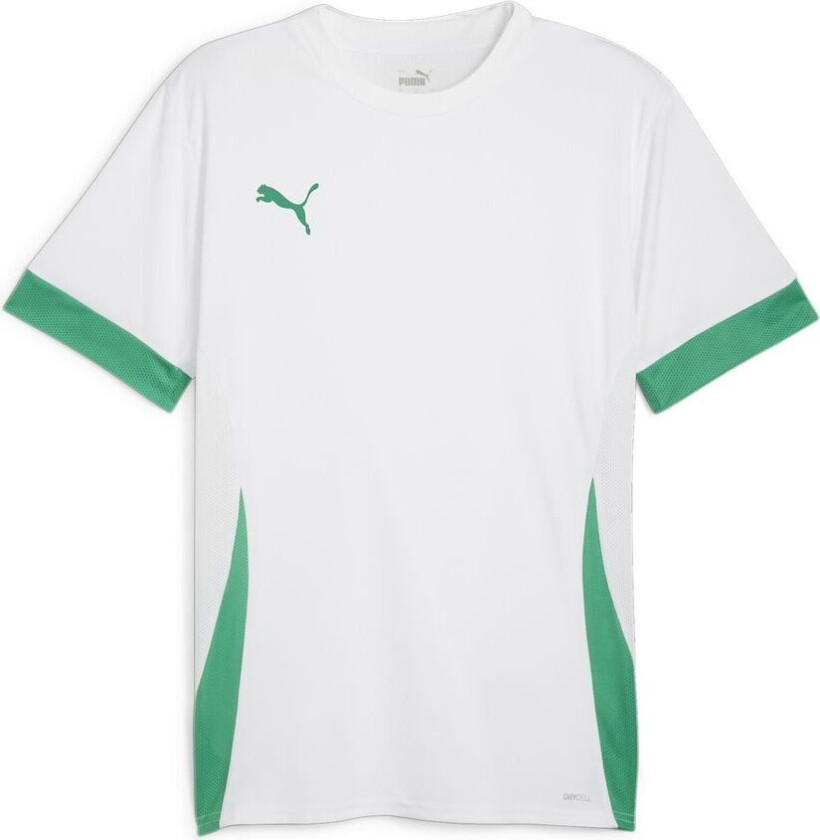 Trenings T-Skjorte teamGOAL - Hvit/Grønn, størrelse 3XL