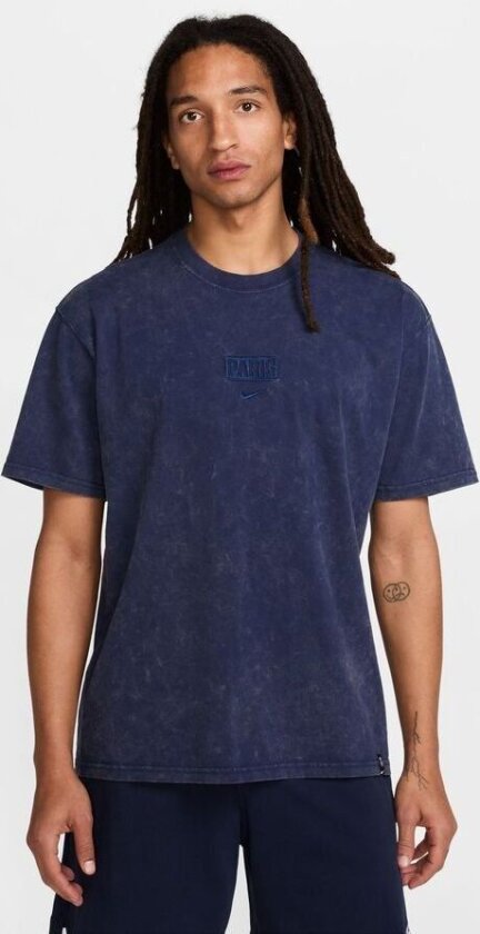 Paris Saint Germain T-skjorte Premium Essentials - Navy - Nike, størrelse Small
