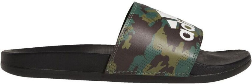 Lysbilde adilette Comfort - Svart/Grønn, størrelse 40½