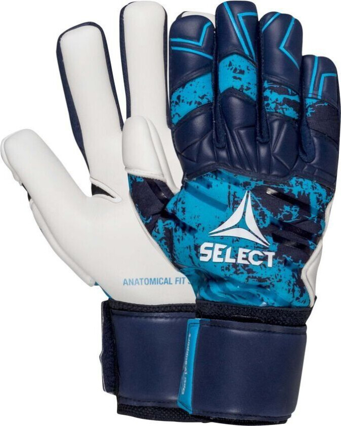 Keeperhansker 77 Super Grip - Blå/Hvit/Navy, størrelse 10½