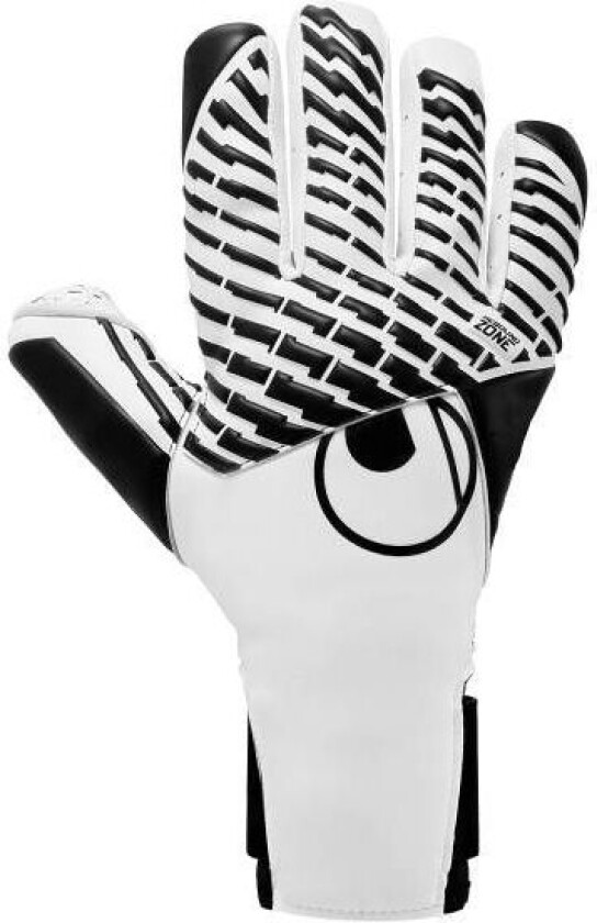 Keeperhansker Fangmaschine Supergrip+ HN - Hvit/Svart, størrelse 8½