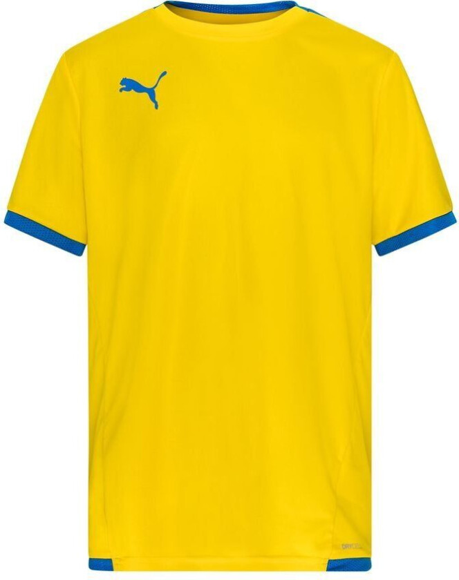 Trenings T-skjorte Teamliga - Gul/electric Blue Lemonade Barn, størrelse 128 cm