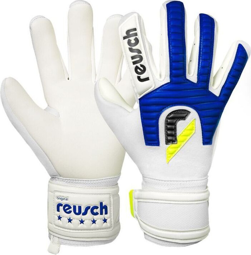 Keeperhansker Legacy '86 Gold X - Hvit/Blå, størrelse 9