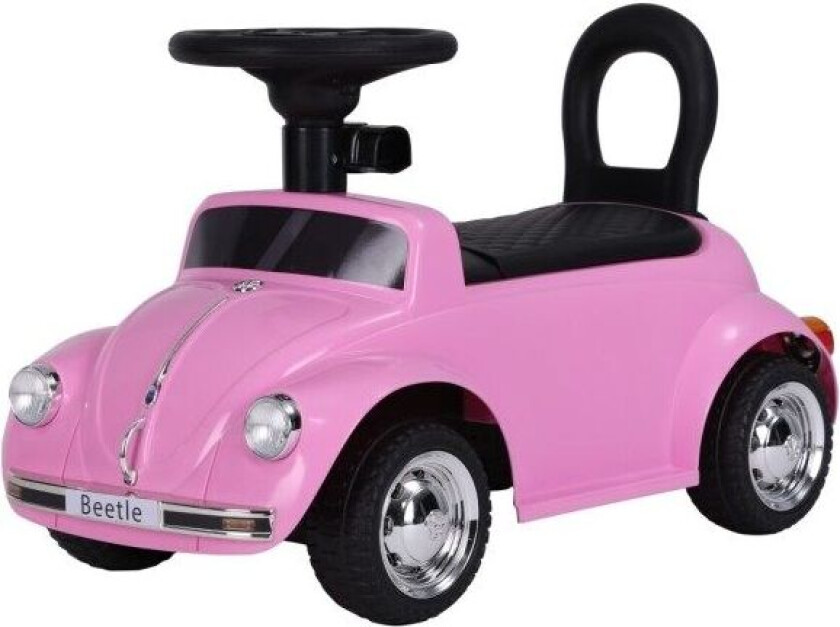 VW Beetle Classic Gåbil m/lædersæde, Pink
