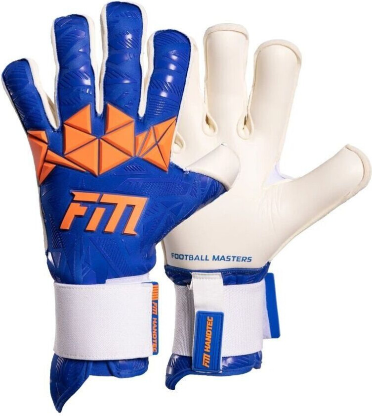 Keeperhansker Invictus X Pro - Blå/Oransje, størrelse 9