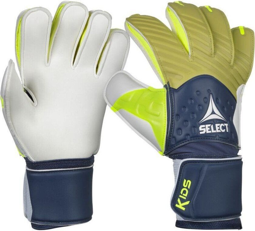 Keeperhansker 03 V26 - Blå/Grønn/Grå Barn, størrelse 0