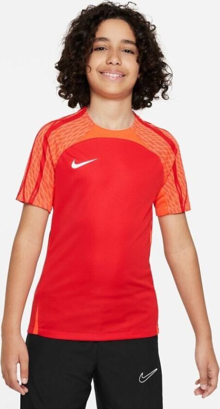 Trenings T-Skjorte Dri-FIT Strike 23 - Rød/Hvit Barn, størrelse M: 137-147 cm