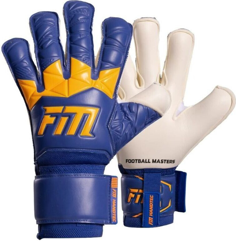 Keeperhansker Invictus X - Blå/Oransje, størrelse 9