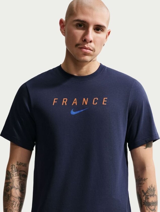 Frankrike T-skjorte Primary Statement World Cup 2026 - Svartblå/Blå - Nike, størrelse Large
