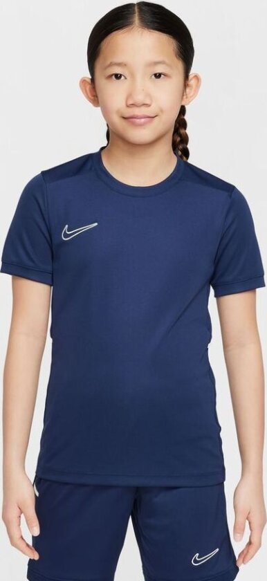 Trenings T-skjorte Dri-fit Academy 25 - Navy/hvit Barn, størrelse L: 147-158 cm