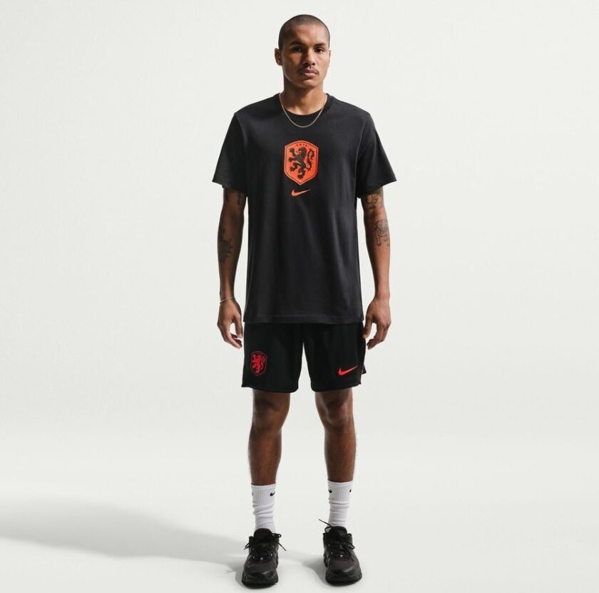 Holland T-skjorte Crest World Cup 2026 - Svart - Nike, størrelse Medium