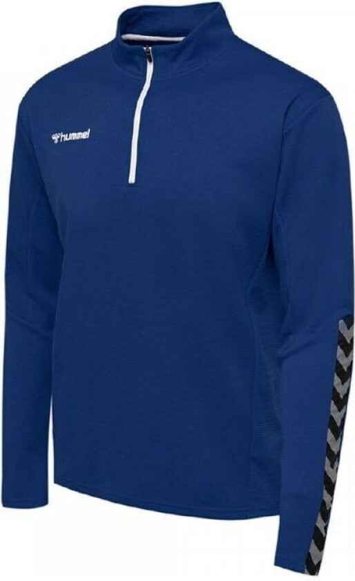 Bilde av Treningsskjorte Authentic 1/2 Zip - Blå/Hvit Barn, størrelse 116 cm