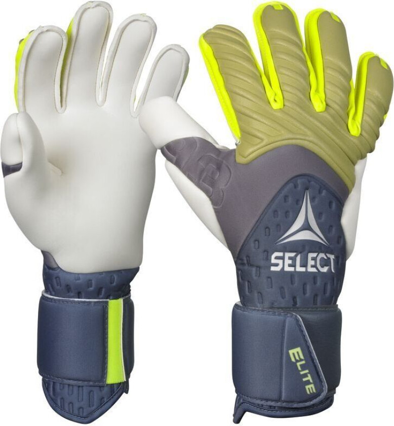 Keeperhansker 93 Elite V26 - Blå/Grønn/Grå, størrelse 10