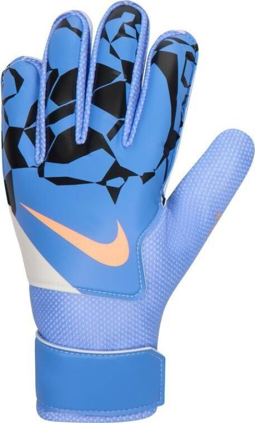 Keeperhansker Match - Kongelig Puls/svart/oransje Barn, størrelse 7