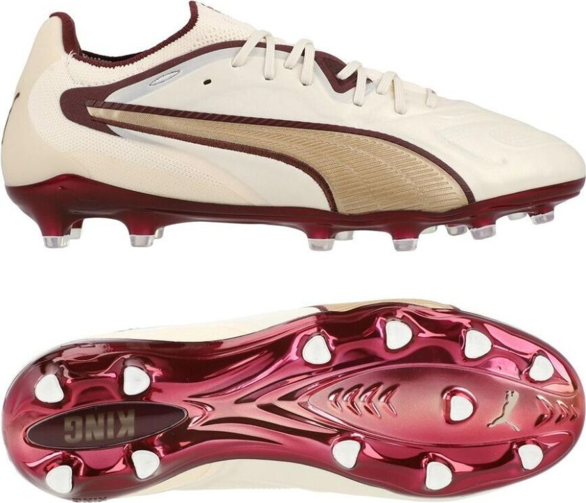 King 20 Ultimate Fg/ag Launch Edition - Sukkermandel/lilla/ Gold/ Svart Limited Edition, størrelse 39