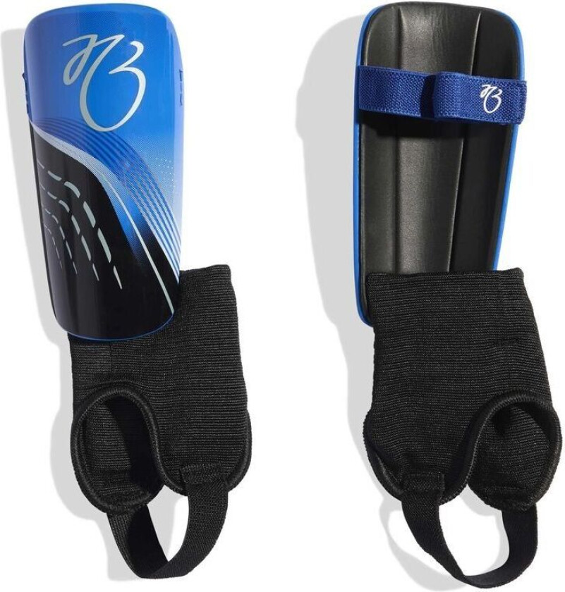 Leggbeskyttere Match Jude Bellingham - Svart/Blå Barn