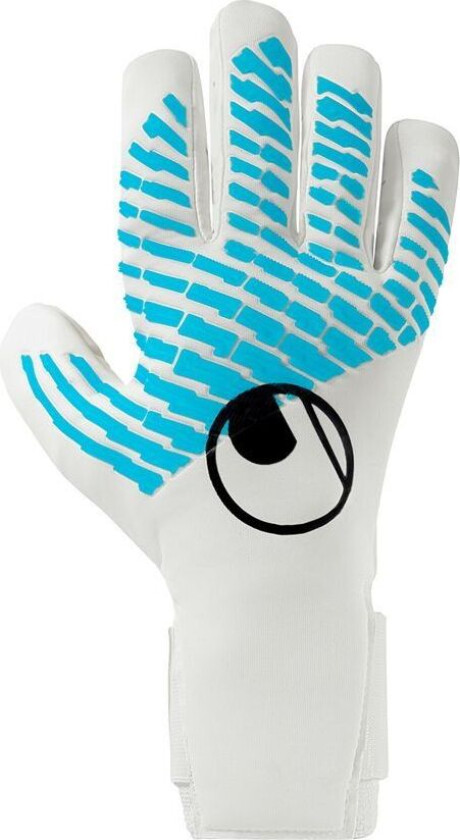 Keeperhansker Fangmaschine CyberTec Absolutgrip HN Fit - Hvit/Blå/Svart