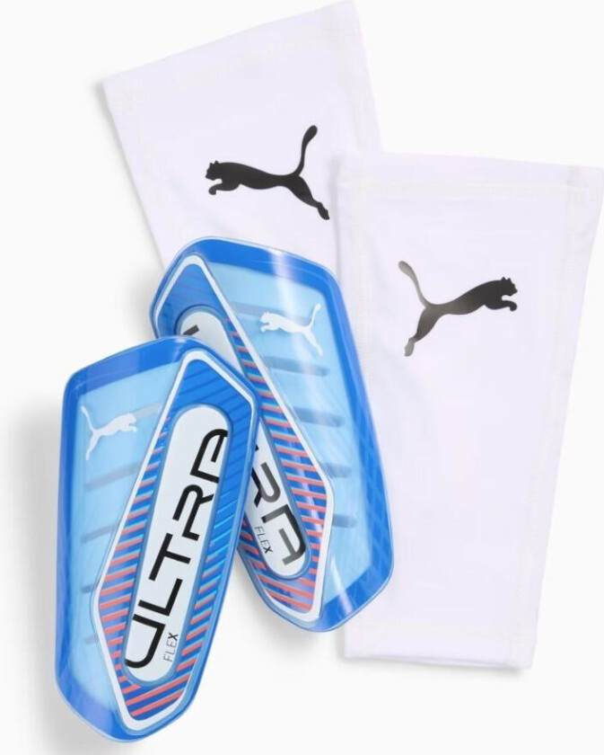 Leggbeskyttere Ultra Flex Sleeve Untamed - Ultra Blue/ White/rød