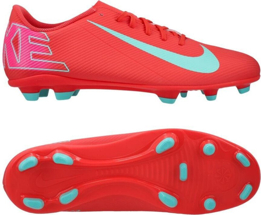 Mercurial Vapor 16 Club MG Mad Energy - Rød/Grønn - Multi Ground (MG), størrelse 36½