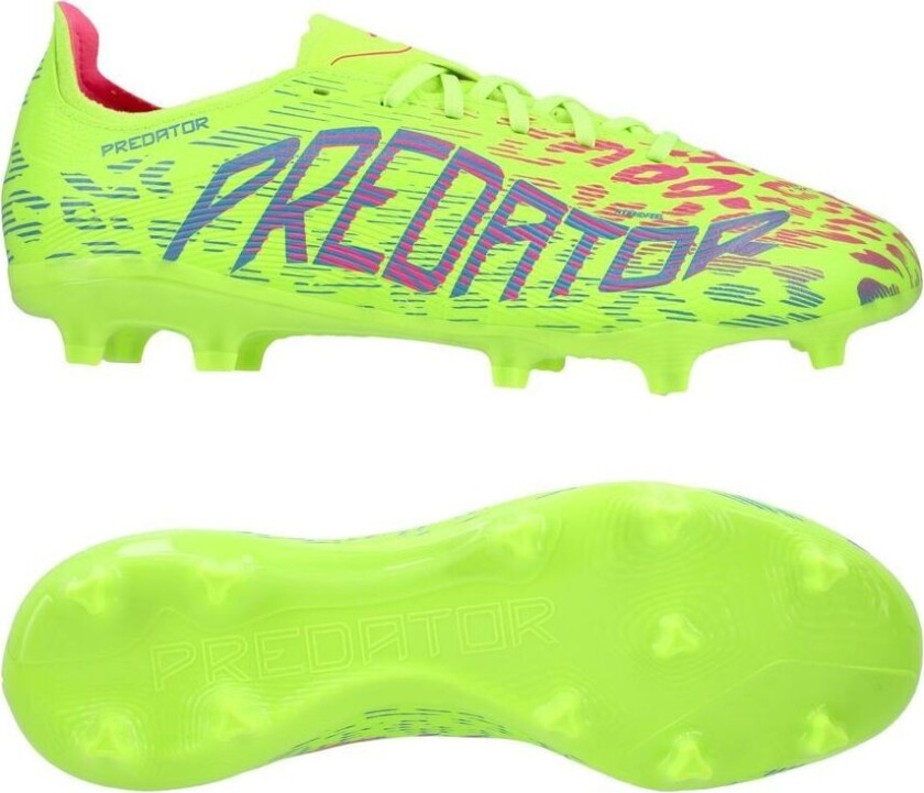 Predator League FG/AG Mystic Victory - Sitron/Lucid Pink/Blå fusjon, størrelse 47⅓