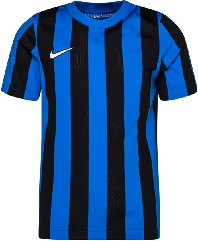 Spillerdrakt DF Striped Division IV - Blå/Svart/Hvit Barn, størrelse S: 128-137 cm