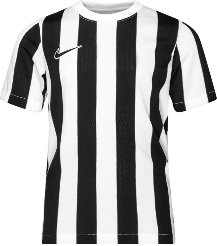 Spillerdrakt Dri-fit Striped Division Iv - Hvit/svart Barn, størrelse S: 128-137 cm