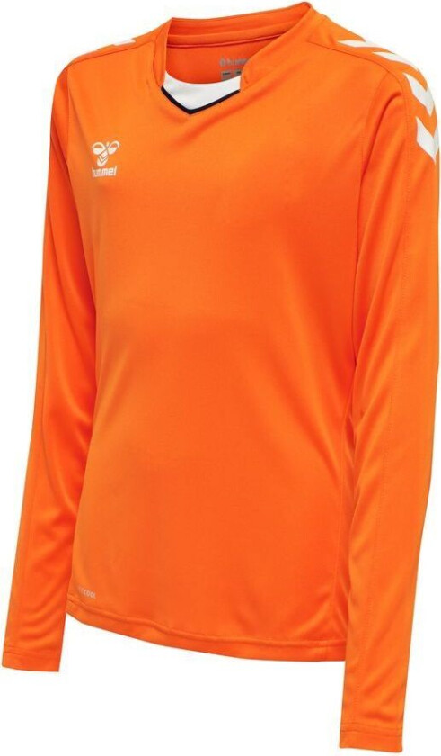 Spillerdrakt Core L/s - Oransje Barn, størrelse 152 cm