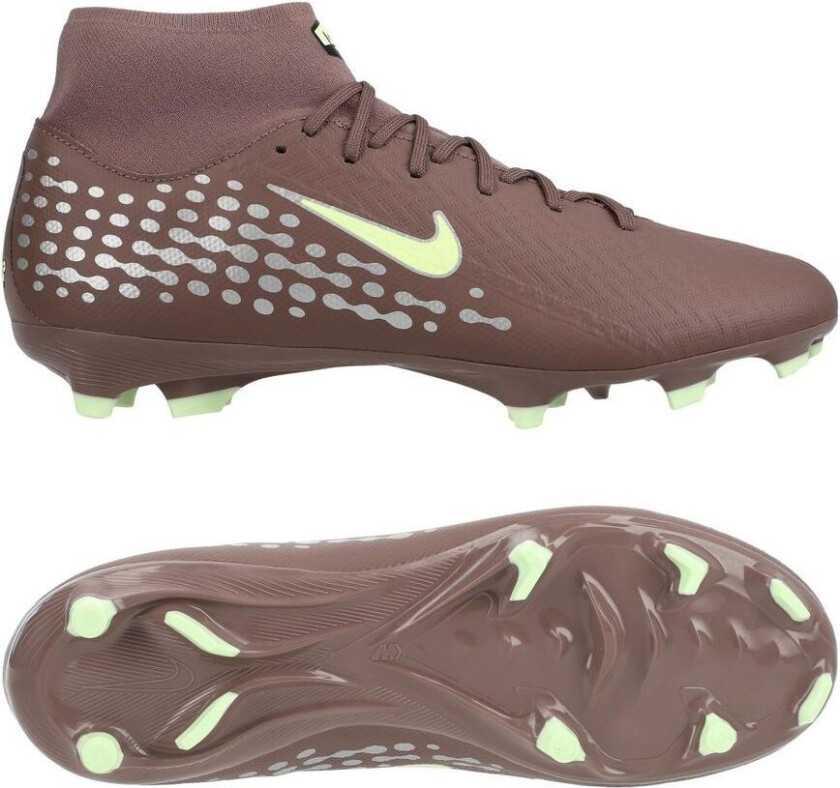 Air Zoom Mercurial Superfly 10 Academy MG Mbappé Personal Edition - Plum Eclipse/Metallisk sølv - Multi Ground (MG), størrelse 42½