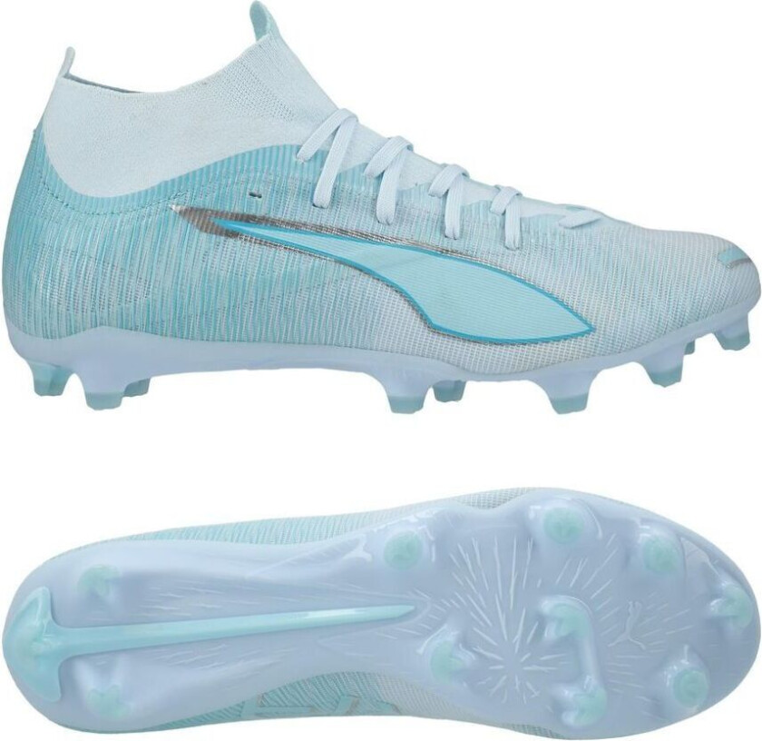 Ultra 5 Match + FG/AG Light Up - Isblå/Lys Aqua Kvinner LIMITED EDITION, størrelse 38½