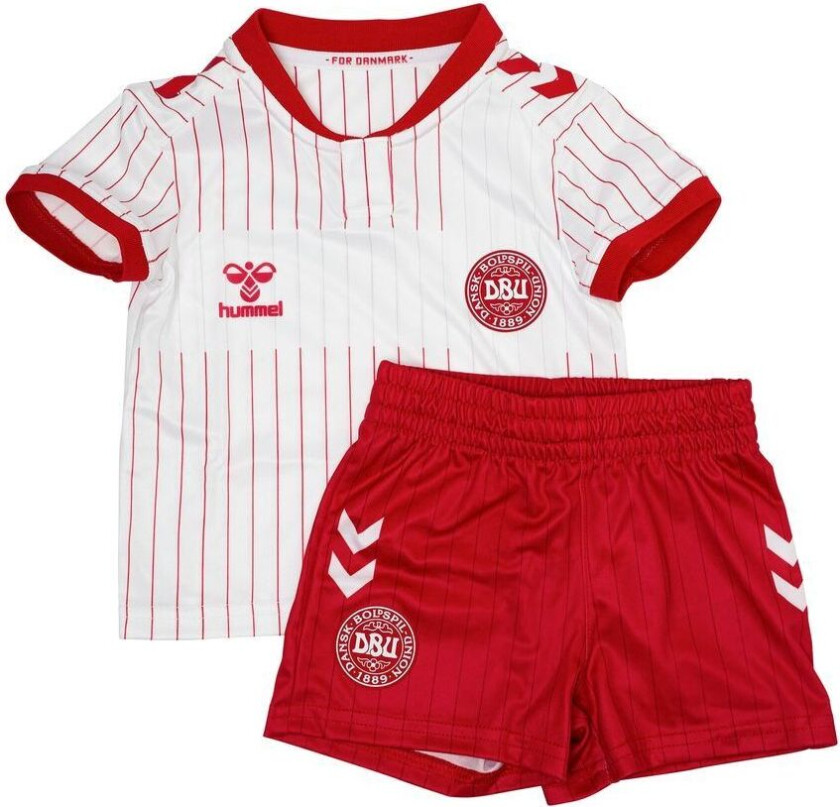 Danmark Bortedrakt 2026/27 Mini-kit Barn - Hummel, størrelse 68 cm