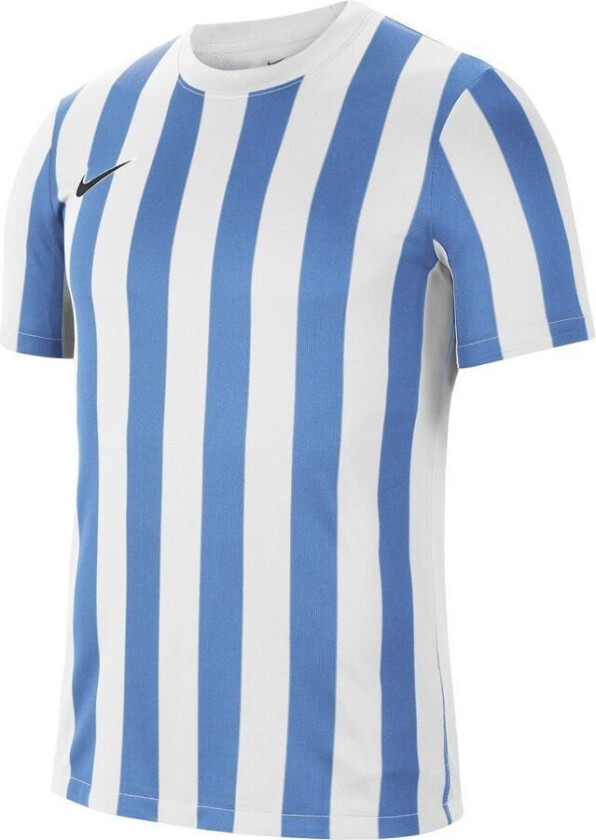 Spillerdrakt DF Striped Division IV - Hvit/Universitetsblå/Svart Barn, størrelse M: 137-147 cm