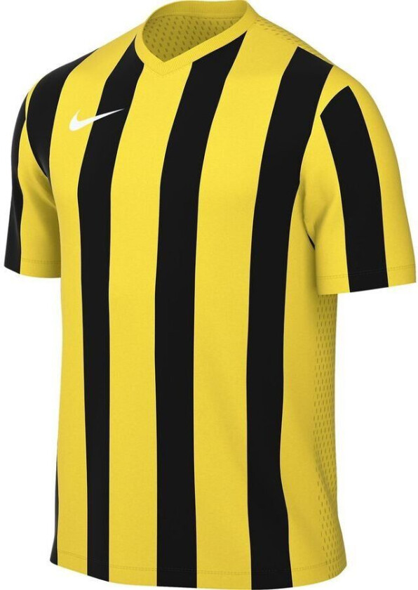 Spillerdrakt Dri-fit Striped Division V - Tour Yellow/svart/hvit, størrelse Small