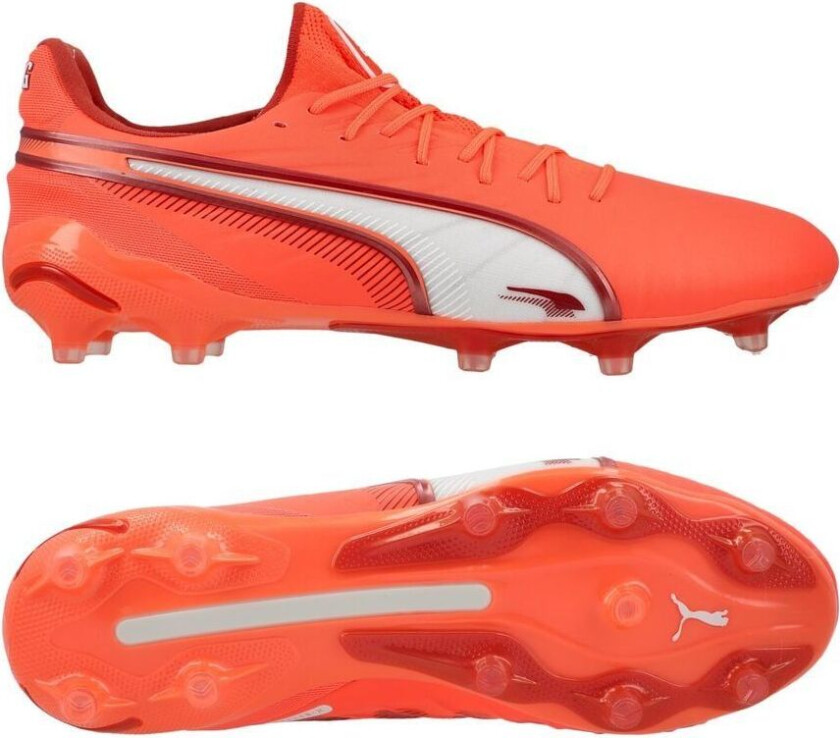 King Ultimate FG/AG Unlimited - rød/ White/Red Fire, størrelse 39