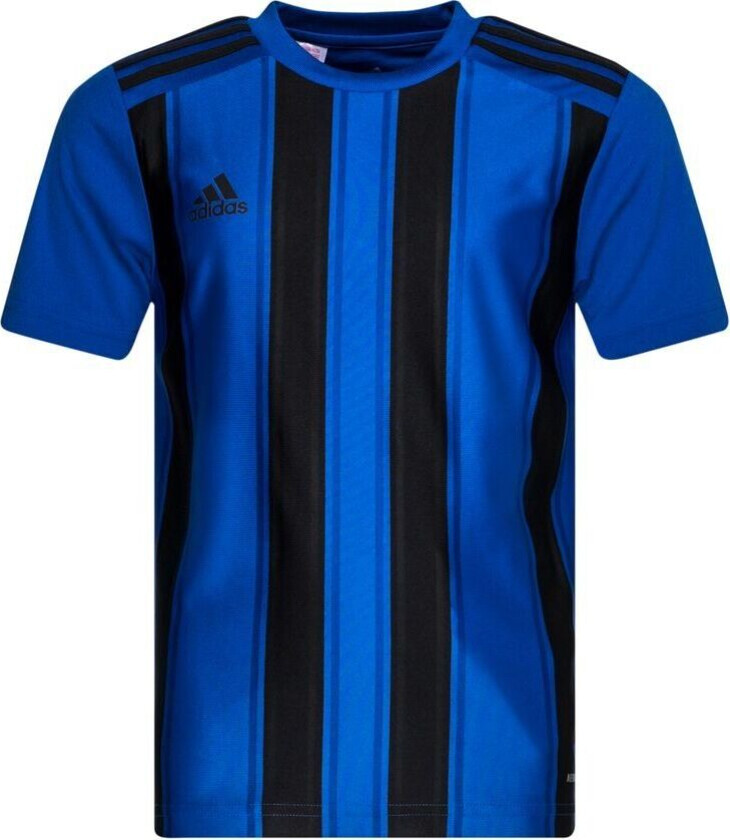 Spillerdrakt Striped 21 - Blå/Svart Barn, størrelse 176 cm