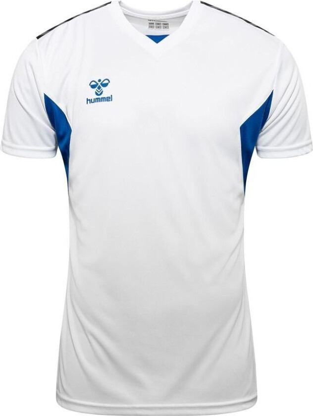 Spillerdrakt Authentic - Hvit/Blå Barn, størrelse 128 cm