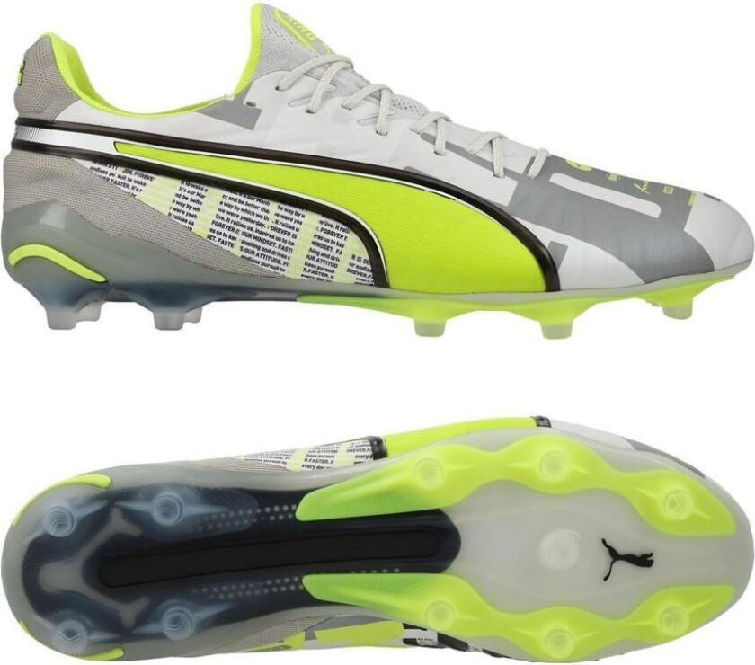 King Ultimate FG/AG Forever - Grå/Electric Lime/ White/Lysegrå LIMITED EDITION, størrelse 46