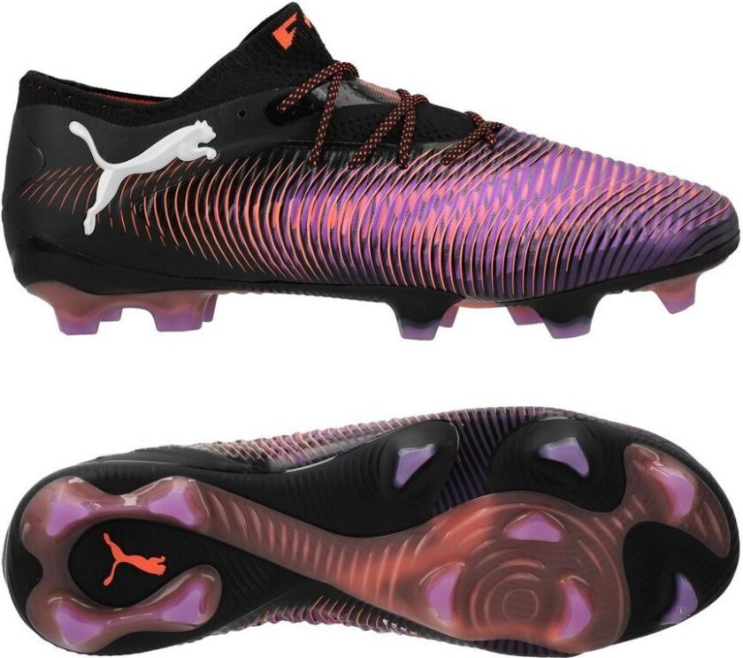 Future 8 Ultimate Lav FG Unlimited - Svart/ White/rød - Gress (FG), størrelse 42½