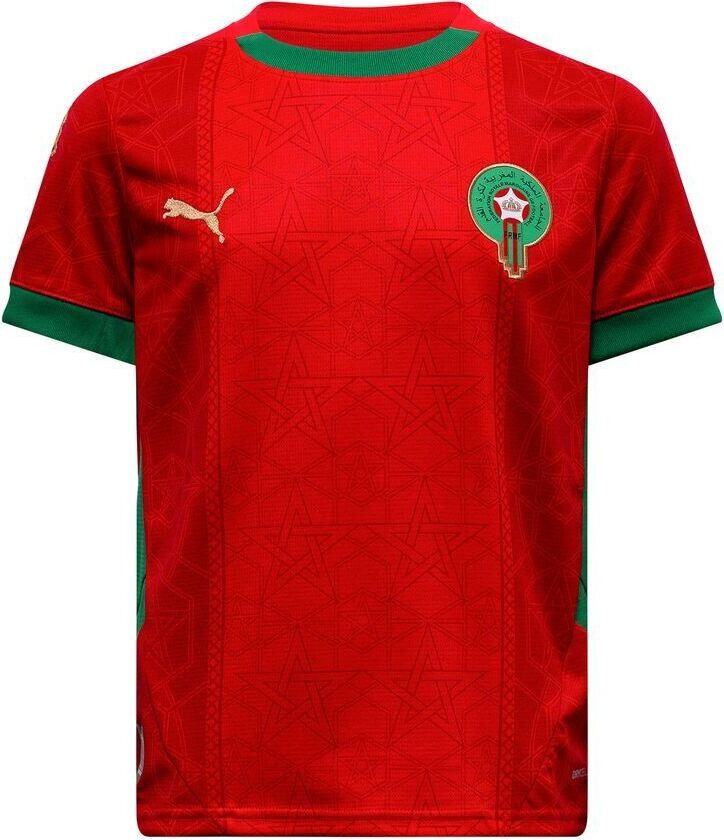Marokko Hjemmedrakt Africa Cup Of Nations 2025 Barn - PUMA, størrelse 164 cm
