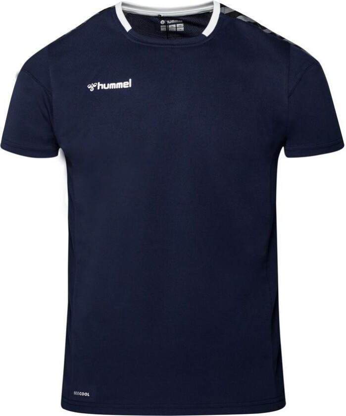 Spillerdrakt Authentic Poly - Marine/hvit Barn, størrelse 116 cm