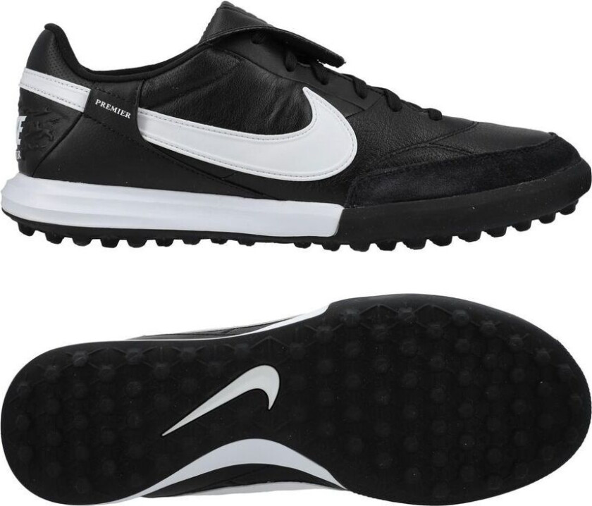 Premier Iii Tf - Svart/hvit - Gress (Fg), størrelse 43