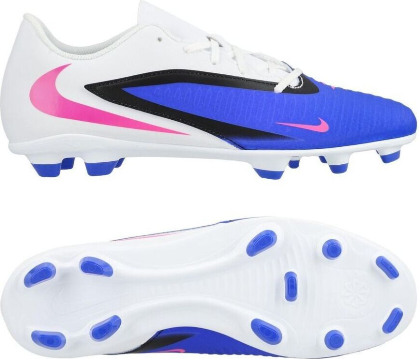 Phantom 6 Club Low Cut MG Attack - Blå/Rosa/Hvit - Multi Ground (MG), størrelse 46