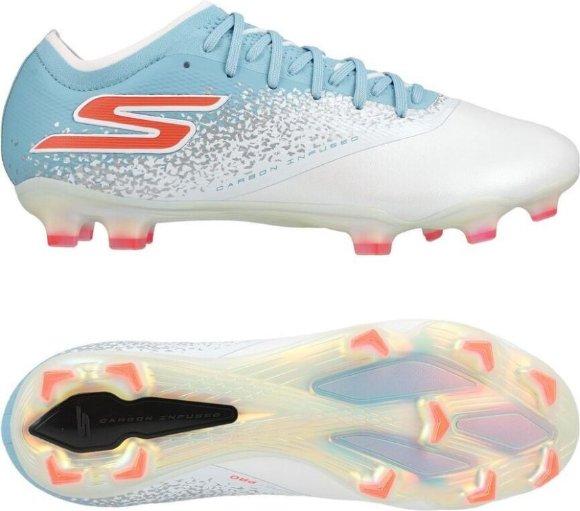 Razor 1.5 Elite FG CTRL^ - Hvit/turkis - Gress (FG), størrelse 42½