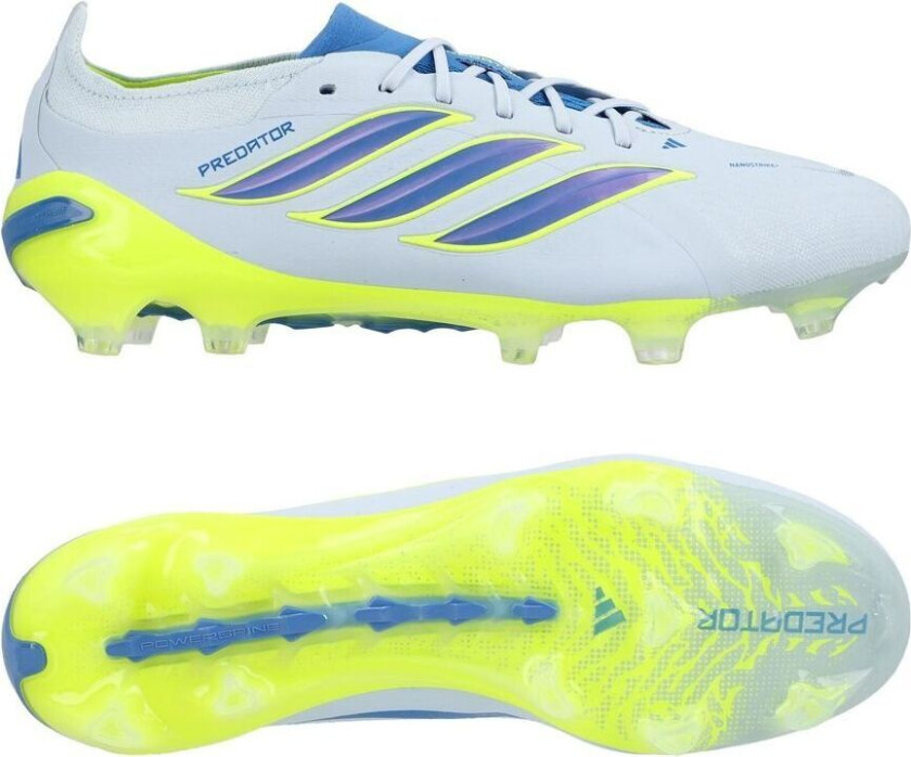 Predator Elite Fg Ice Cold Precision - Crystal Sky/ray Blue/gul - Gress (Fg), størrelse 48