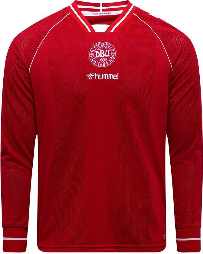 Danmark Hjemmedrakt 2026/27 Barn Langermet - Hummel, størrelse 128 cm