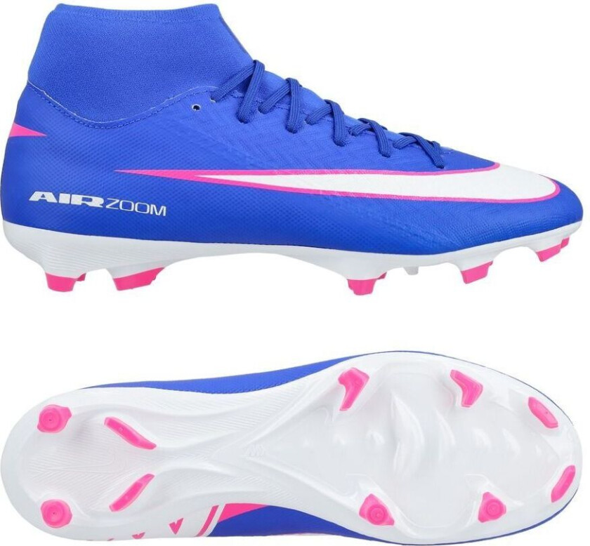 Air Zoom Mercurial Superfly 10 Academy MG Attack - Blå/Hvit - Multi Ground (MG), størrelse 41