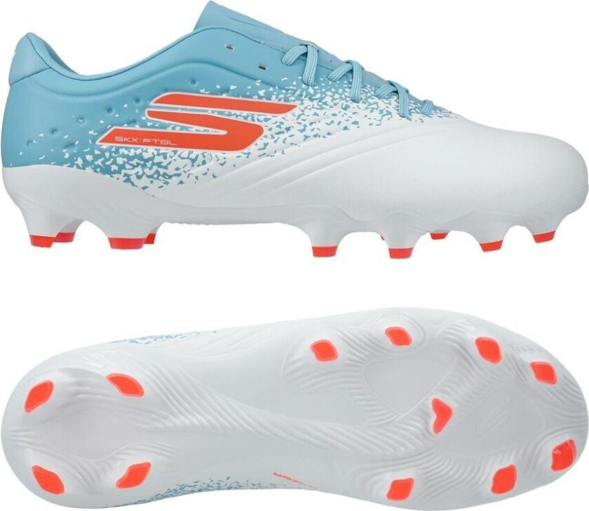 Razor 1.5 Academy FG CTRL^ - Hvit/turkis - Gress (FG), størrelse 43